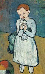 Pablo Picasso, Kind mit Taube, 1901